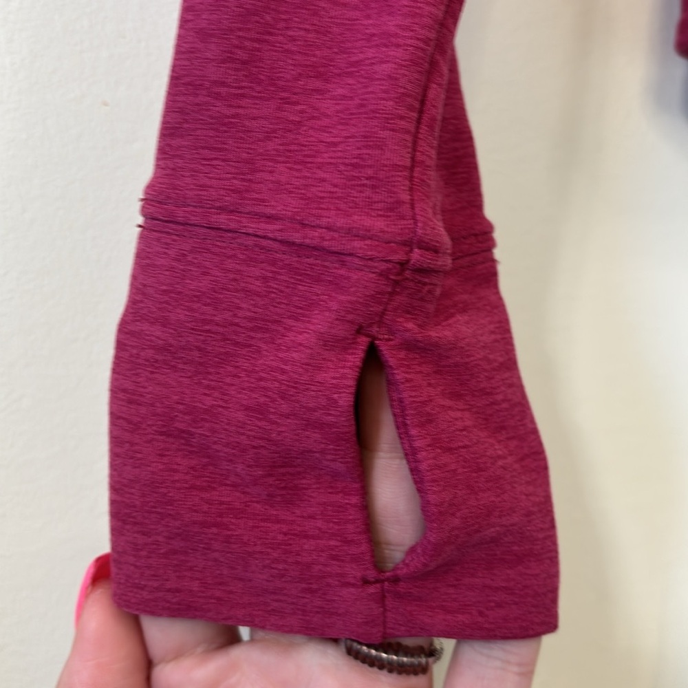 Abercrombie & Fitch YPB EverydaySOFT Full-Zip Deep Red Size Medium - Picture 4 of 9